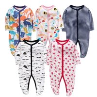 Bộ Đồ Ngủ Liền Thân Bằng Cotton Cho Bé