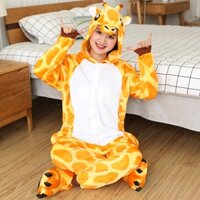 Bộ Đồ Ngủ Liền Thân Hình Động Vật Hoạt Hình Đáng Yêu