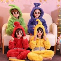 Bộ Đồ Ngủ Liền Thân Hóa Trang kigurumi teletubbies dipsy lala Hoạt Hình Dễ Thương Cho Bé