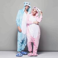 Bộ Đồ Ngủ Liền Thân Hóa Trang Nhân Vật Anime Thỏ Khủng Long Có Mũ Trùm Cho Nữ