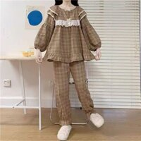 Bộ Đồ Ngủ Loungewear Dễ Thương Nhật Bản Mềm Mại Rời