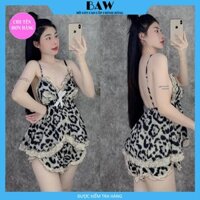 Bộ Đồ Ngủ Nữ Lụa Satin Có Mút Ngực Phối Ren Cao Cấp, Bộ Đồ Ngủ Nữ, Bộ Đồ Ngủ Nữ 2 dây, Đồ Ngủ Gợi Cảm, Đồ Ngủ Sexy, Đồ Ngủ Lụa Mặc Nhà 2 Dây Phối Ren Sexy Quyến Rũ Thương Hiệu Baw Mã DN30 hình thật shop tự chụp - Xám đen - ONE SIZE  40-60kg