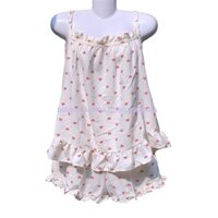 Bộ đồ ngủ nữ mặc nhà hai dây quần đùi đồ bộ chất đũi tơ cao cấp siêu mềm mịn thoáng mát cho mùa hè Đồ bộ Thanh Hà