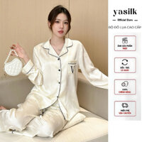 Bộ Đồ Ngủ Nữ Yasilk Cao Cấp - Bộ Pijama Lụa Băng Bộ Mặc Nhà Xuân Thu Dài Tay, Bộ Sưu Tập Mới 2025 Gồm 20 Mẫu Hot Nhất