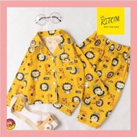 Bộ đồ ngủ Pyjama dài tay họa tiết cho bé gái BR20017 - MAGIC KIDS