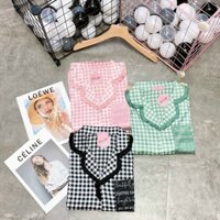 Bộ đồ ngủ tay dài chất lụa latin