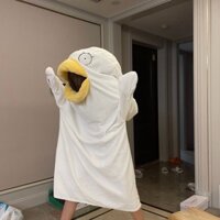 Bộ Đồ Ngủ Vịt Mùa Đông Một Mảnh Bộ Đồ Ngủ Ngộ nghĩnh Túi Ngủ Unisex Hoạt Hình Dễ Thương Cặp Đôi Váy Ngủ❤12.10❤