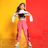 Bộ Đồ Nhảy Jazz Phong Cách Hiphop Cá Tính Cho Bé Gái
