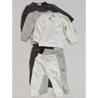 Bộ đồ nỉ bông dài tay Macro & Micro Softest Seahorse Terry Set