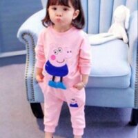 Bộ đồ nỉ da cá cho bé trai bé gái