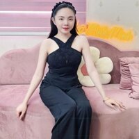 Bộ đồ nữ áo ba lỗ khoét giọt mưa phối ren voan hoa 3D kèm quần ống suông M1559 - Freesize ĐỒ BỘ MINH MINH