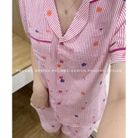 Bộ đồ nữ mặc nhà chất liệu vải cotton đũi cao cấp nhiều màu siêu xinh Phuong Design (40kg- 63kg)