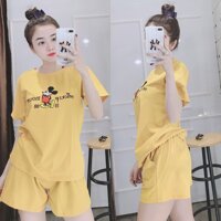 BỘ ĐỒ NỮ NGẮN COTTON CHẤT LƯỢNG