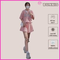 Bộ đồ nữ thể thao chất coton mịn đẹp loại 1