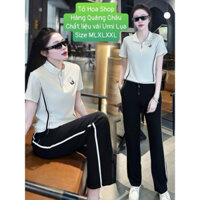 Bộ đồ nữ.sét thể thao kéo khoá.đồ mặc nhà tay cộc quần suông,chất vải umi,hàng quảng châu cao cấp,SizeMLXLXXL,tohoa_shop