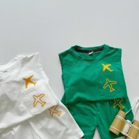 Bộ Đồ Sát Nách Cho Bé In Hình Máy Bay, Bộ Ba Lỗ Bé Trai Chất Cotton Cao Cấp Từ 7 -27kg