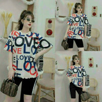 Bộ đồ short lửng dáng thể thao thun cotton  in phối 3D siêu hót đủ size,sang sịn sò