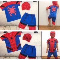 Bộ đồ siêu nhân nhện ngắn spider man Samkids (có bảng size hình cuối) _HuyenTram