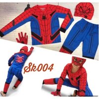 Bộ đồ siêu nhân nhện spider man dài Samkids (kèm bảng size hình cuối) _HuyenTram