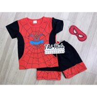 Bộ đồ siêu nhân SpiderMan, Quần áo Người Nhện CHO BÉ TRAI kèm mặt nạ 🦸🦸