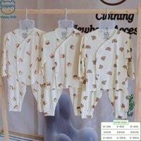 BỘ ĐỒ SƠ SINH COTTON THUN LẠNH CHO BÉ