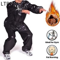 Bộ đồ tắm hơi LTBLBY, Bộ đồ tập thể dục giảm cân, Áo hoodie S-4XL Bộ đồ thể thao chống rách hạng nặng Phòng tập thể dục