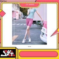 Bộ Đồ Tập GYM Nữ Áo Thun và Quần Short Thể Thao, Set Quần Áo Tập GYM YOGA Nữ GYM-Fashion