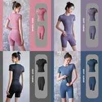 Bộ đồ tập Gym - Set quần lửng + áo tay ngắn SPT20