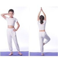 Bộ đồ tập Yoga cho bé - Quần áo yoga trẻ em YG100T