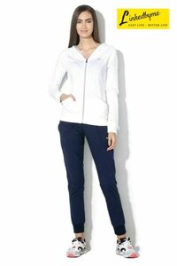 BỘ ĐỒ THỂ THAO NỮ PUMA MÀU TRẮNG - XANH ĐẬM
