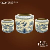 Bộ Đồ Thờ Men Rạn Vẽ Tay - Đồ Thờ Cúng Giá Tốt Bát Tràng - Gốm Thiên Long - Bát Hương  18