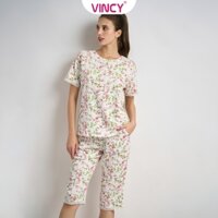 Bộ Đồ Thun Lửng Nữ Vincy BTL026S11