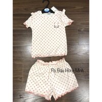 Bộ đồ thun tăm chấm bi