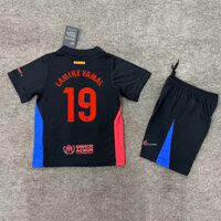 Bộ đồ trẻ em 2024 2025 Barca Áo bóng đá 3RD Barcelona HOME chất lượng cao dành cho trẻ em