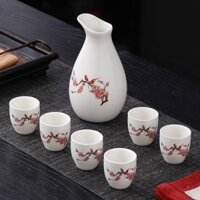 Bộ Đồ Uống Rượu Bằng Gốm Trọn Bộ Ly Rượu Nhỏ Nửa Ly Rượu Trắng Gia Dụng Ly Rượu Vàng Ly Rượu Mạnh Bình Chia Ly