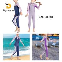 Bộ đồ ướt trẻ em Dynwave cho bé gái Bộ đồ ướt trẻ em Bộ đồ bơi cao su tổng hợp 2 mm Bộ đồ bơi giữ nhiệt