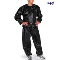 Bộ đồ xông hơi CQCJ, Bộ đồ tập thể dục thể dục hạng nặng, Áo hoodie S-4XL Chống rách Giảm cân Calo Burner Sweat Suit Xông hơi Fitness Gym
