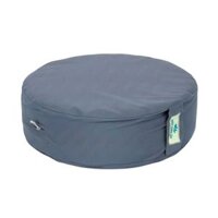 Bồ đoàn ruột vỏ đậu xanh (Gối ngồi thiền tròn) Thiên Nhiên Tâm - Xám