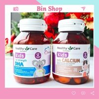 Bộ đôi canxi + DHA heathy care Úc Bin Shop Cho Bé [ 60 VIÊN]