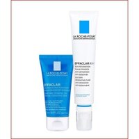 Bộ Đôi Chăm Sóc Mụn Đầu Đen & Giảm Bóng Nhờn La Roche-Posay Effaclar K+ (30m + 50ml)