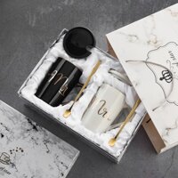 Bộ đôi cốc sứ (cốc cao) cặp đôi Mr&Mrs quà tặng cưới, Valentine, quà couple (hàng sẵn, có hoả tốc)