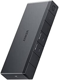 Bộ đổi cổng Anker 568 USB-C (11 trong 1, USB4), sạc 100W, truyền dữ liệu 40Gbps, Ethernet, hỗ trợ 8K đơn, 4K ba lần và 6 cổng USB cho Windows (Màu xám)