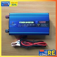 Bộ đổi điện 1200w 12v sang 220v chống ngược cực