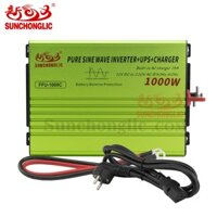 Bộ đổi điện 2N1 12V 1000W Sạc lưới 15A Và UPS FFU-1000C Hàng Chất Lượng SINE CHUẨN - SUNCHONG LIC