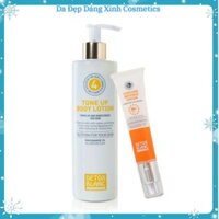 Bộ đôi dưỡng ẩm chống năng cho da mặt và body Detox blanc