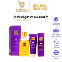 Bộ Đôi Dưỡng Da Tinh Chất vàng Ampoule 24k Tenue - Kem dưỡng nâng tông TENUE Tone up Cream - Wangji