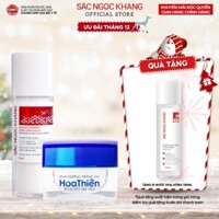 Bộ đôi dưỡng trắng Serum Vitamin C Sắc Ngọc Khang 30ml x Kem dưỡng trắng da Hoa Thiên 30g