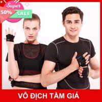 Bộ đôi găng tay xỏ ngón Silicon chống trượt Aolikes AL111 Găng tay Gym Yoga 111 Gang tay xỏ ngón Bao tay tbblt