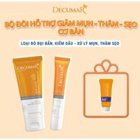 Bộ đôi gel hổ trợ giảm mụn decumar