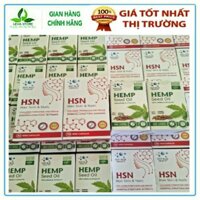 Bộ đôi giảm mụn nội tiết tố Viên uống tinh dầu hạt gai Hemp Seed Oil và viên giảm mụn HSN